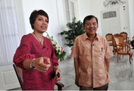 Bersama Wapres Jusuf Kalla.
