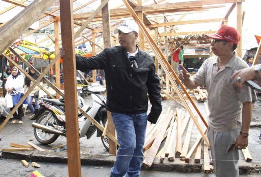 Pedagang Korban Kebakaran Pasar Padang Panjang, Senin Ini Sudah Bisa Berjualan Lagi