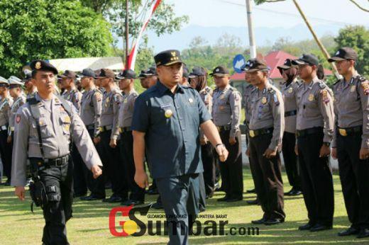 250 Personil Dikerahkan Amankan Arus Mudik Lintas Sumatera di Kabupaten Dharmasraya