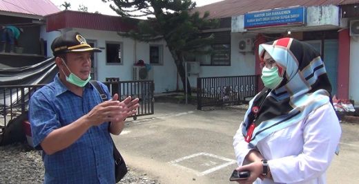 Anggota DPRD Sumbar Syahrul Furqan Tinjau Pembangunan Ruang Isolasi RSUD Sungai Dareh