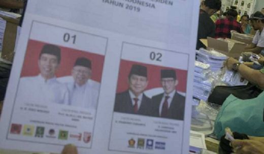 Pleno KPU Kota Sawahlunto, Prabowo-Sandi Menang Telak 81,58 Persen
