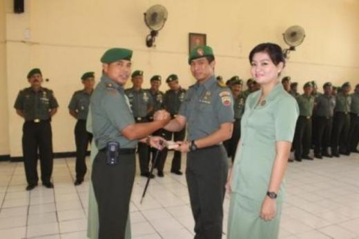 Dandim 0312/Padang Terima Korps Raport Lima Perwira