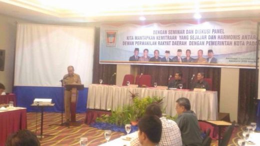 Wawako Padang: DPRD dan Pemko Perlu Kuatkan Kemitraan