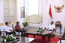 Diterima Presiden Jokowi, Menpora Amali Sampaikan Pemerintah Akan Bangun Trainning Camp Sepakbola di IKN