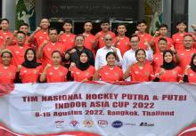 Kemenpora Lepas Timnas Hoki Indonesia Ikut Kejuaraan Hockey Indoor Asia Cup 2022