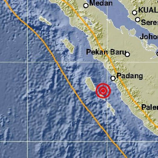 Mentawai Kembali Digoyang Gempa, Getarannya Terasa Sampai di Padang