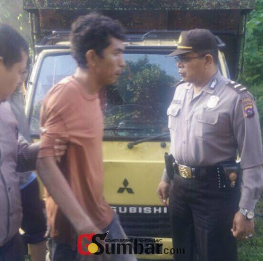 Truk Terjebak Lumpur, Warga Curiga, Akhirnya Komplotan Pencuri Ternak Sumbar-Riau Ditangkap Polisi di Pulau Punjung