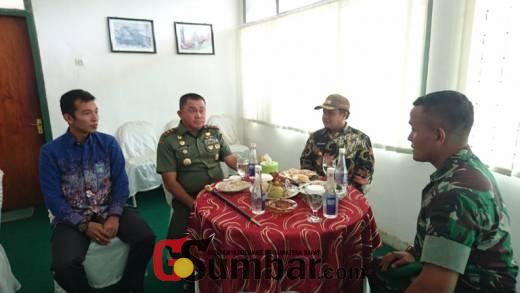 Sambut Kunjungan Pangdam I Bukit Barisan: Ferizal Minta Dukungan TNI, Percepat Pembangunan Daerah Basis PDRI