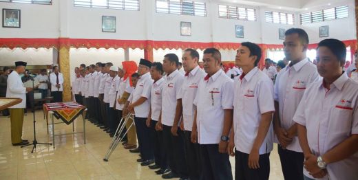 Mahyeldi Lantik Pengurus PMI Kecamatan Se-Kota Padang