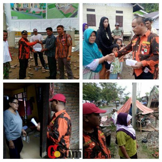 Usai Galang Bantuan, MPC PP Bukittinggi Serahkan Langsung Bantuan untuk Korban Gempa di Pidie Jaya NAD