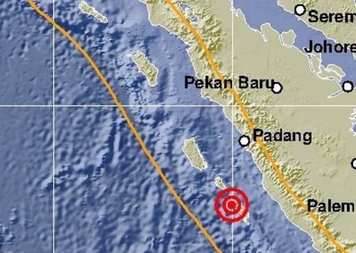 Kepulauan Mentawai Kembali Digoyang Gempa 3.1 SR