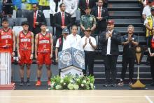 Menpora Dito Dampingi Presiden Jokowi Resmikan Indonesia Arena