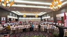 Buka Rekerda Gerindra Malut, Hashim Terharu Lihat Antusiasme Pendukung Prabowo