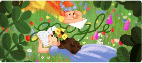 Keren! Kartun Google Doodle Hari Ini Peringati Ulang Tahun Lucy Maud Montgomery