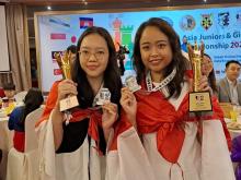 Diajeng Juara dan Cecilia Peringkat Ketiga Kejuaraan Junior Asia Timur 2023