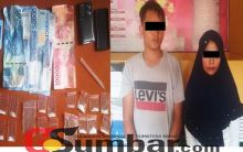 Diduga Jual Narkoba, Sepasang Suami Istri Ditangkap Polres Dharmasraya