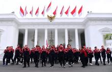 Presiden Jokowi Lepas Kontingen Indonesia ke SEA Games 2021 Vietnam