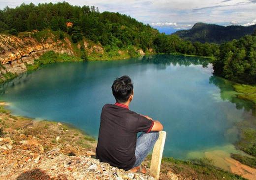 Danau Biru Sawahlunto Kini Jadi Pesona Baru Sumatera Barat