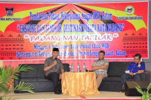 Walikota Mahyeldi Promosikan Indahnya Pariwisata Kota Padang di Batam
