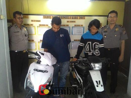Dua pelaku Curanmor dari Agam Ini Diringkus Polisi di Pekanbaru