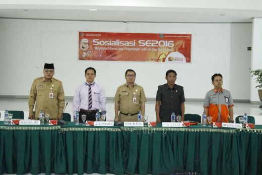 Sosialisasi Sensus Ekonomi 2016, Walikota Padang Panjang: Ayo Sukseskan SE 2016!