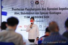 NOC Apresiasi Sponsor Kontingen Indonesia untuk Olimpiade Tokyo