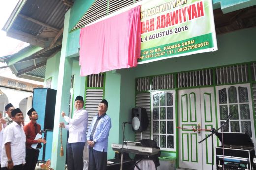 Diresmikan Wawako, Panti Asuhan Sayyidah Adawiyyah Tampung Anak Yatim di Padang Sarai