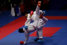 Kalahkan Karateka Sumbar, Kadek Krisna Raih Medali Emas