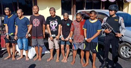 Curi Kabel Senilai Ratusan Juta, 7 Karyawan Ditangkap Polres Sijunjung