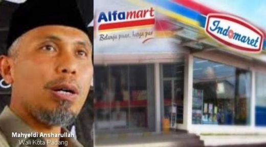 Walikota Padang Kembali Tegaskan, Alfamart, Indomaret dan Sejenisnya Tak Diizinkan di Kota Padang