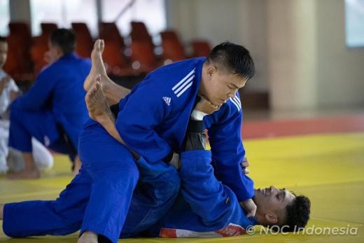 GoSumbar.com Atlet pelatnas judo saat melak
