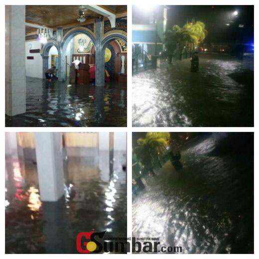 Sedikitnya 7 Rumah dan 1 Masjid di Bukittinggi Ini Dilaporkan Terendam Banjir, Satu Unit Mobil Bahkan Hanyut Terseret Air