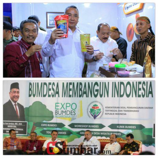 Promosikan Produk Unggulan Daerah, BRI Kirim BUMDes Binaan pada Expo BUMDes Nusantara 2017 di Bukittinggi