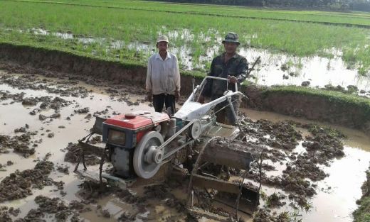 Bersama Petani, Aparat TNI Turun ke Sawah Membajak Tanah di Lengayang Pesisir Selatan