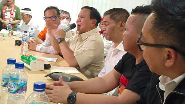 Hadiri Peresmian Rumah Pemenangan Prabowo, Ketua Tim Garuda Prabowo Subianto 08 Jatim: Siap Putihkan Jawa Timur