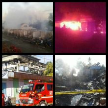 Jelang Subuh, Pasar Palembayan Agam Ini Terbakar, Sebanyak 28 Unit Kios Hangus Dilalap Api