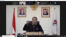 Manpora Amali Apresiasi Unesa Gelar Sarasehan Bertajuk Damailah Sepakbola Indonesia