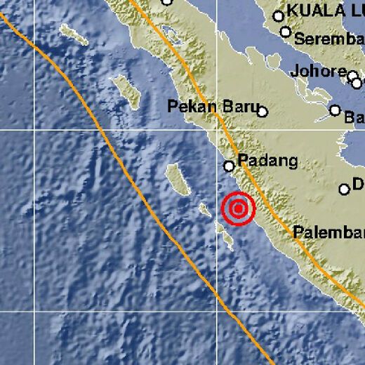 Gempa 4.3 SR Goyang Kabupaten Pesisir Selatan Sumbar