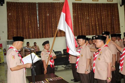 Pengurus Kwarcab Pramuka Kota Padang Periode 2017-2022 Dikukuhkan