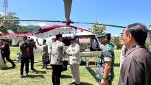 Jemput Prabowo di Helipad, Iwan Bule: Selamat Datang di Kota Kuda, Kuningan