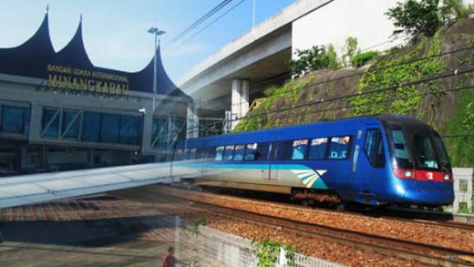 Rencananya, Kereta Bandara Minangkabau akan Beroperasi April 2018