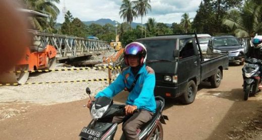 Jembatan Darurat Kedua di Kayu Tanam Selesai, Lalulintas Padang - Bukittinggi Makin Lancar