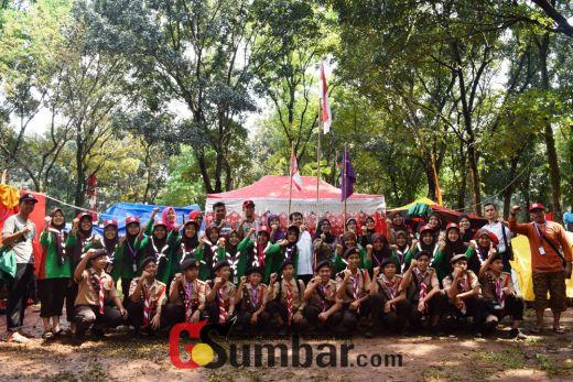Semangati Peserta dan Pembina Jambore Nasional: Ferizal Tuntut Peranan Aktif Pengurus Kwarcab Pramuka