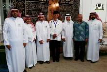 Tunaikan Ibadah Haji, Walikota Padang Kunjungi Pabrik Pembuatan Kiswah Kabah