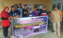 Tim Relawan Dharmasraya Bantu Korban Banjir Bandang di Agam