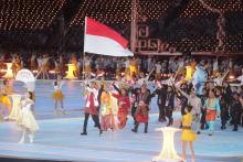 Kontingen Indonesia Usung Keberagaman Budaya Bhineka Tunggal Ika di Pembukaan Asian Games 2022 Hangzhou