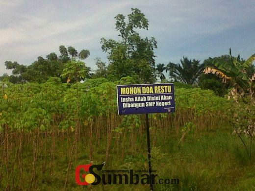Warga Sambut Baik Rencana Pembangunan SMP Negeri di Kelurahan Bungo Pasang Koto Tangah Padang