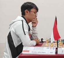 Kejutan, Aditya Tahan Remis Unggulan Pertama Pertamina Indonesia Grand Master Tournament 2024