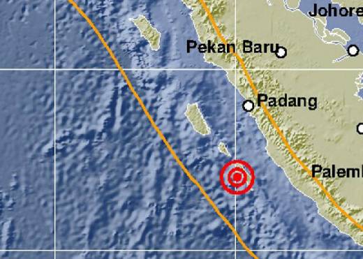 Pulau Pagai Mentawai Digoyang Gempa 3.1 SR