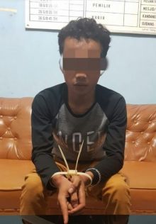 Bawa Shabu, Pengendara Sepeda Motor Ini Diciduk Polisi di Jalan Raya Tanjung Alam Agam